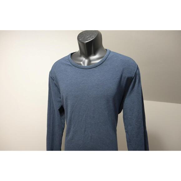 Lululemon Gym Shirt Wicking Blue Long Sleeve Athletic Tee Mens Size XL - Picture 4 of 7
